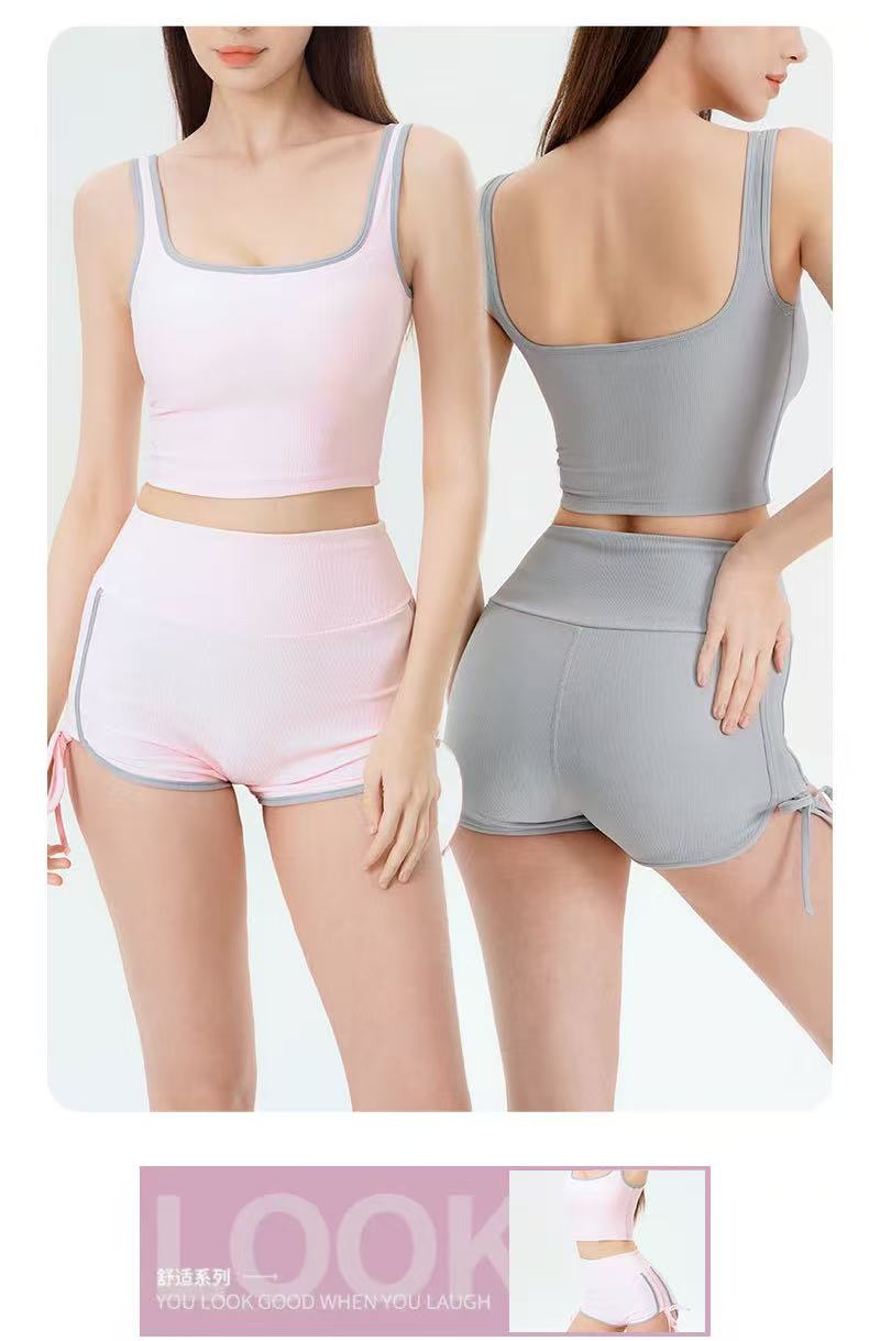 Sports Shorts Sexy Fitness Leisure Set