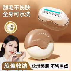 Gemeng Portable Cap-Shaped Hair Removal Razor for Women, Anti-Scratch Eyebrow Shaper, Macro Make up Tool Wholesale for Women